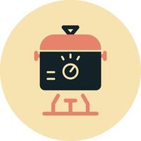 Slow Cooker Vecto Icon vector