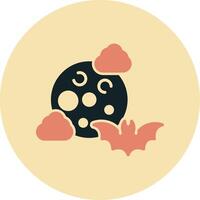 Moon Vecto Icon vector