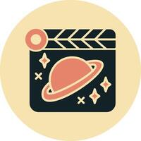 Space Film Vecto Icon vector