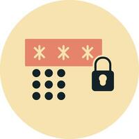 Passcode Vecto Icon vector