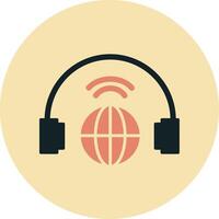 Global Support Vecto Icon vector