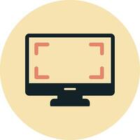 Monitor Vecto Icon vector