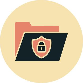 Secure Folder Vecto Icon vector