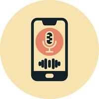 Voice Assistant Vecto Icon vector