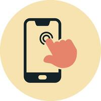 Touch Screen Vecto Icon vector