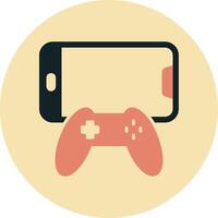 Joystick and Mobile Vecto Icon vector