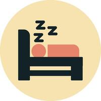 Sleeping Vecto Icon vector