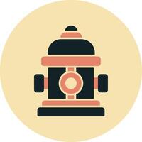 Fire Hydrant Vecto Icon vector