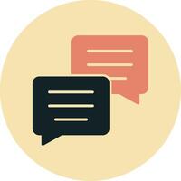 Construction Conversation Vecto Icon vector