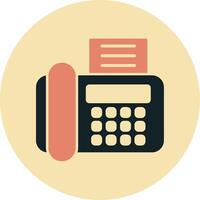 Fax Machine Vecto Icon vector