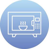 Microwave Oven Vecto Icon vector