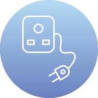 Plug And Socket Vecto Icon vector