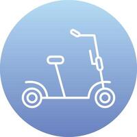 Kick Scooter Vecto Icon vector