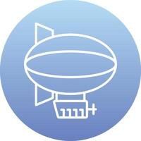 Blimp Vecto Icon vector