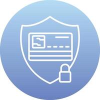 Card Security Vecto Icon vector