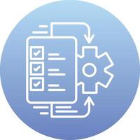 Workflow Vecto Icon vector