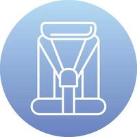 Car Seat baby Vecto Icon vector