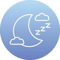 Moon Vecto Icon vector