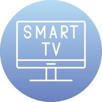 Smart Tv Vecto Icon vector