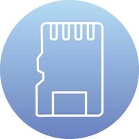 Sd Card Vecto Icon vector