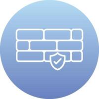 Firewall Vecto Icon vector