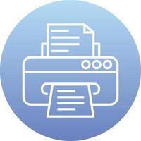 Printer Vecto Icon vector