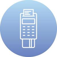 Pos Terminal Vecto Icon vector