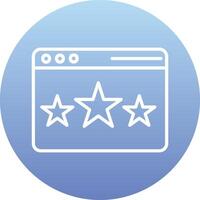 Web Page FeedBack Vecto Icon vector