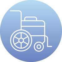Wheel Chair Vecto Icon vector