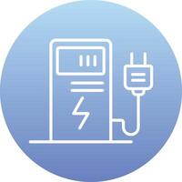 Electric Charge Vecto Icon vector