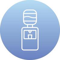 Water Cooler Vecto Icon vector