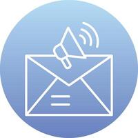 Email Marketing Vecto Icon vector