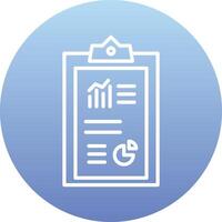 Work Report Vecto Icon vector