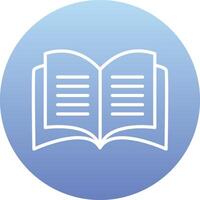 Open Book Vecto Icon vector