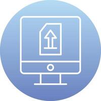 Upload File Vecto Icon vector