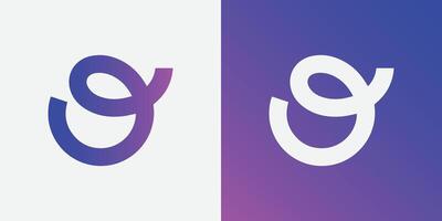 Letter o logo design template. Creative modern trendy o typography and colorful gradient vector