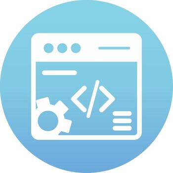 Web Development Vecto Icon vector