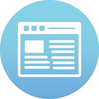 Web Page Vecto Icon vector