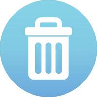 Trash Bin Vecto Icon vector