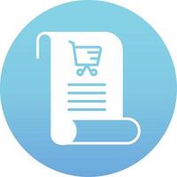 Shopping List Vecto Icon vector