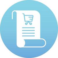 Shopping List Vecto Icon vector