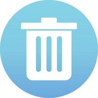 Dustbin Vecto Icon vector