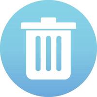 Dustbin Vecto Icon vector