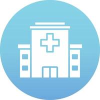 hospital edificio vecto icono vector