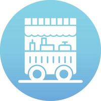 Food Cart Vecto Icon vector