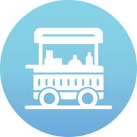 Food Cart Vecto Icon vector