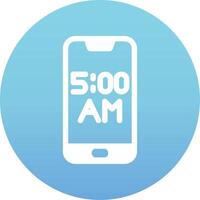Smartphone Alarm Vecto Icon vector
