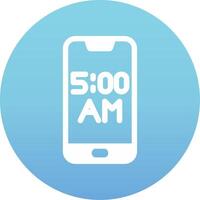 Smartphone Alarm Vecto Icon vector