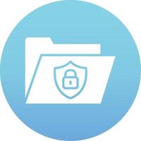 Secure Folder Vecto Icon vector