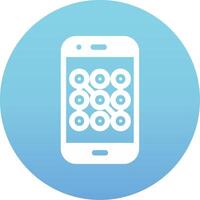 Mobile Security Vecto Icon vector